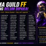 nama guild ff yang belum dipakai