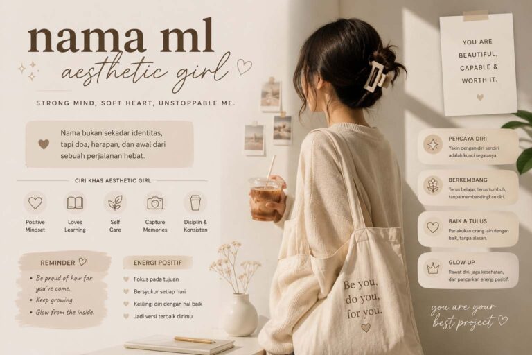 nama ml aesthetic girl