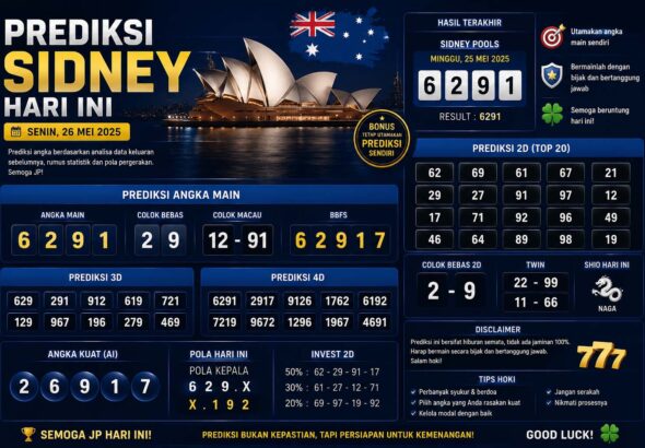 prediksi sidney hari ini